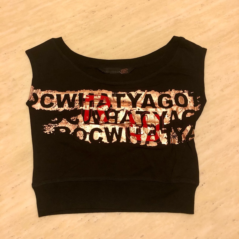 New Rocawear Letters Printed Logo Short Tee S/M